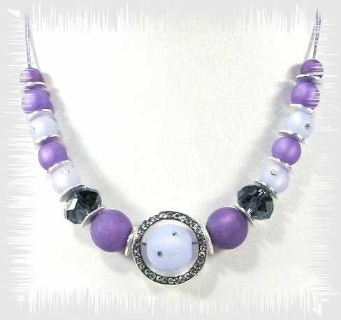 Quick Easy Collier -mixed Purple – in different lengths