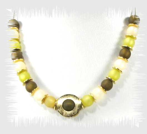 Quick Easy Collier -Olive- in different lengths