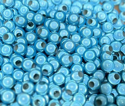 Miracle Beads turqouise- beads 12mm - large hole 4,5mm - 50 gram approx. 63 pieces