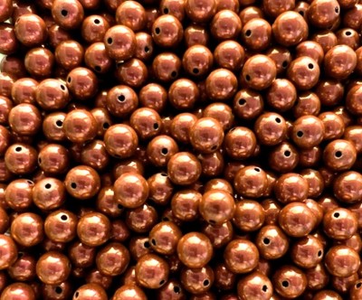 Miracle Beads hellbraun - Perlen 10mm - 50 Gramm ca. 90 Stück