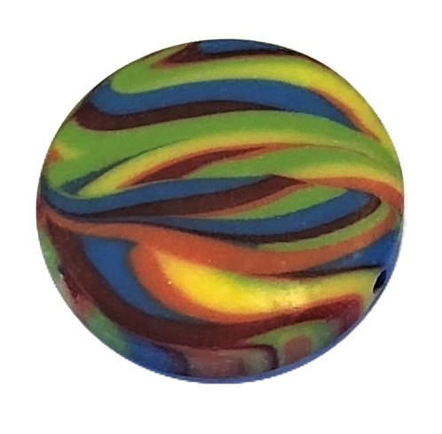 Polaris Zebra Coin 20 mm – Color: Colorful mix