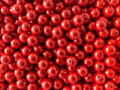 Miracle Beads rot - Perlen 12mm - 50 Gramm ca. 56 Stück