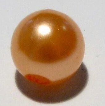 Lacquer bead 8 mm – orange